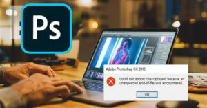 Vì sao không kéo thả ảnh vào Photoshop được