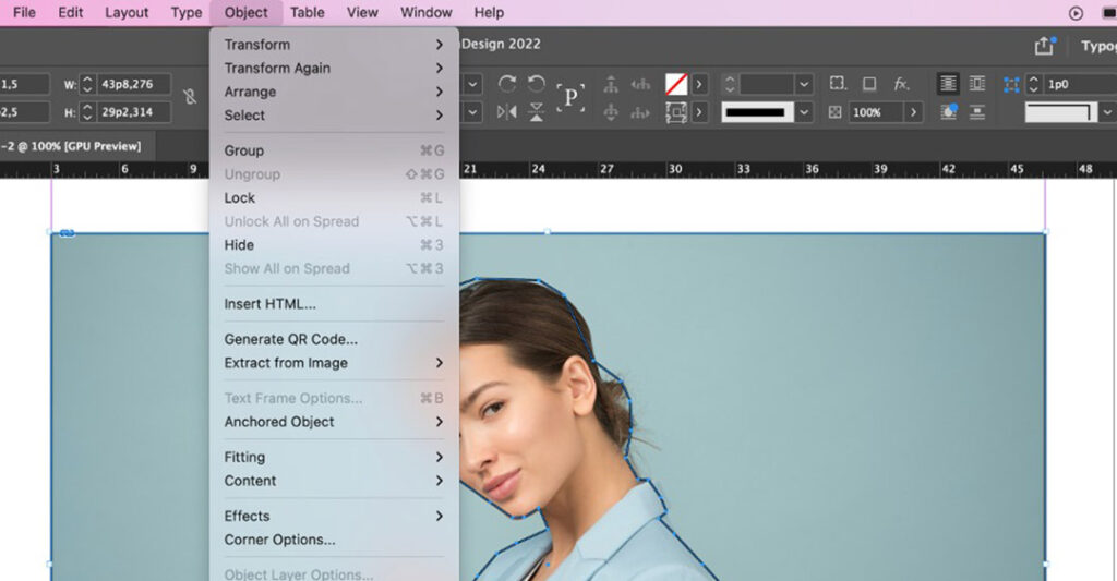 cách tách nền trong Indesign